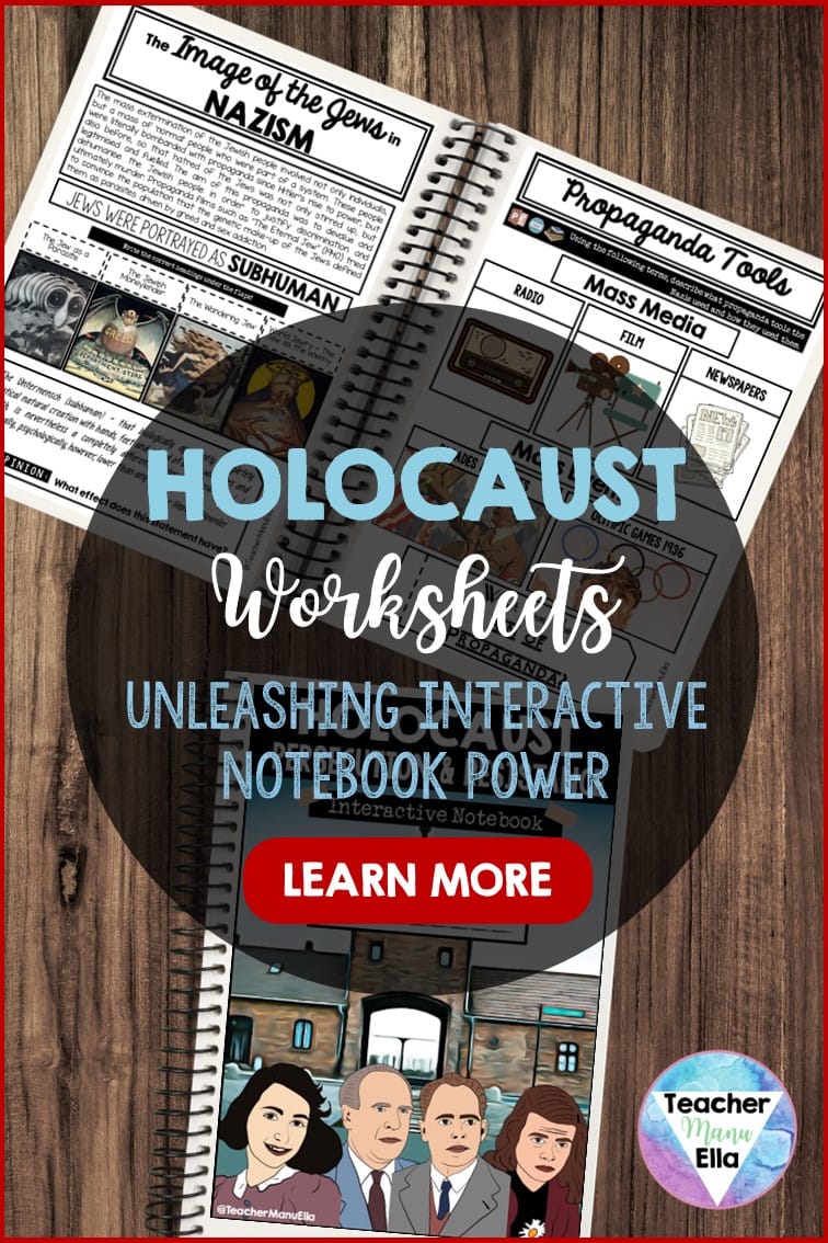 Holocaust Worksheets: Interactive Notebooks History
